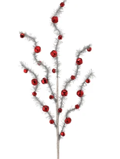 Regency 29" Retro Tinsel With Jingle Bells Christmas Tree Spray MTX73539