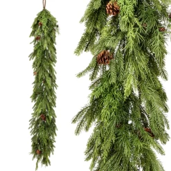 Regency 6' X 12" Natural Touch Real Feel Pine Cone Christmas Garland MTX73279