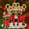 Reindeer Family Of 3 Personalized Christmas Ornament OR2256-3