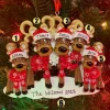 Reindeer Family Of 5 Personalized Christmas Ornament OR2256-5