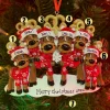 Reindeer Family Of 6 Personalized Christmas Ornament OR2256-6
