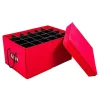 Santa's Bags Red 3 Tray Ornament Storage Drawer With Lid SB-10452-RED