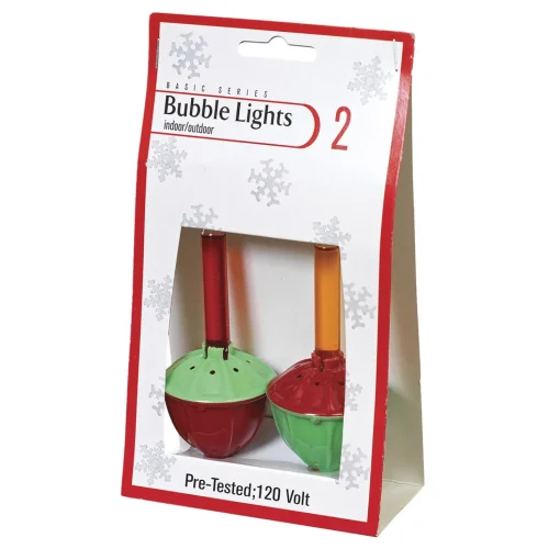 Set Of 2 Replacement Bubble Christmas Light Bulbs 693170