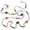 Shiny Brite Halloween 7' Tinsel Cat, Pumpkin, Ghost Glass Garland 4028054