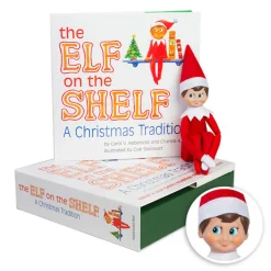 The Elf On The Shelf: A Christmas Tradition Box Set Includes Boy Scout Elf W/ Light Skin Tone