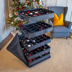 Tree Keeper Telescoping 5 Tray Christmas Ornament Storage 30010