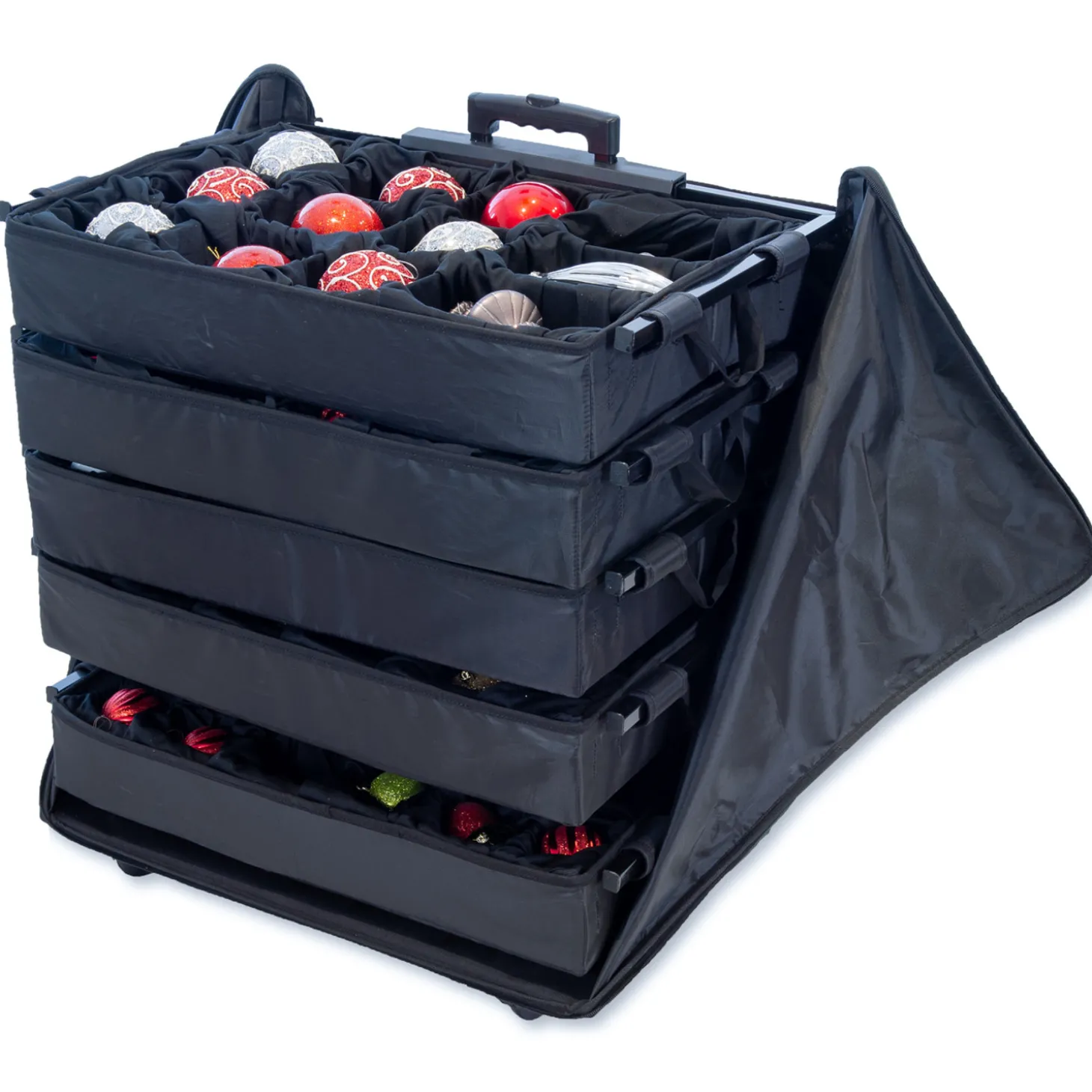 Tree Keeper Telescoping 5 Tray Christmas Ornament Storage 30010