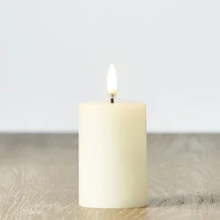 Uyuni 4" Flicker Flame Ivory Votive Battery Candle 4034519