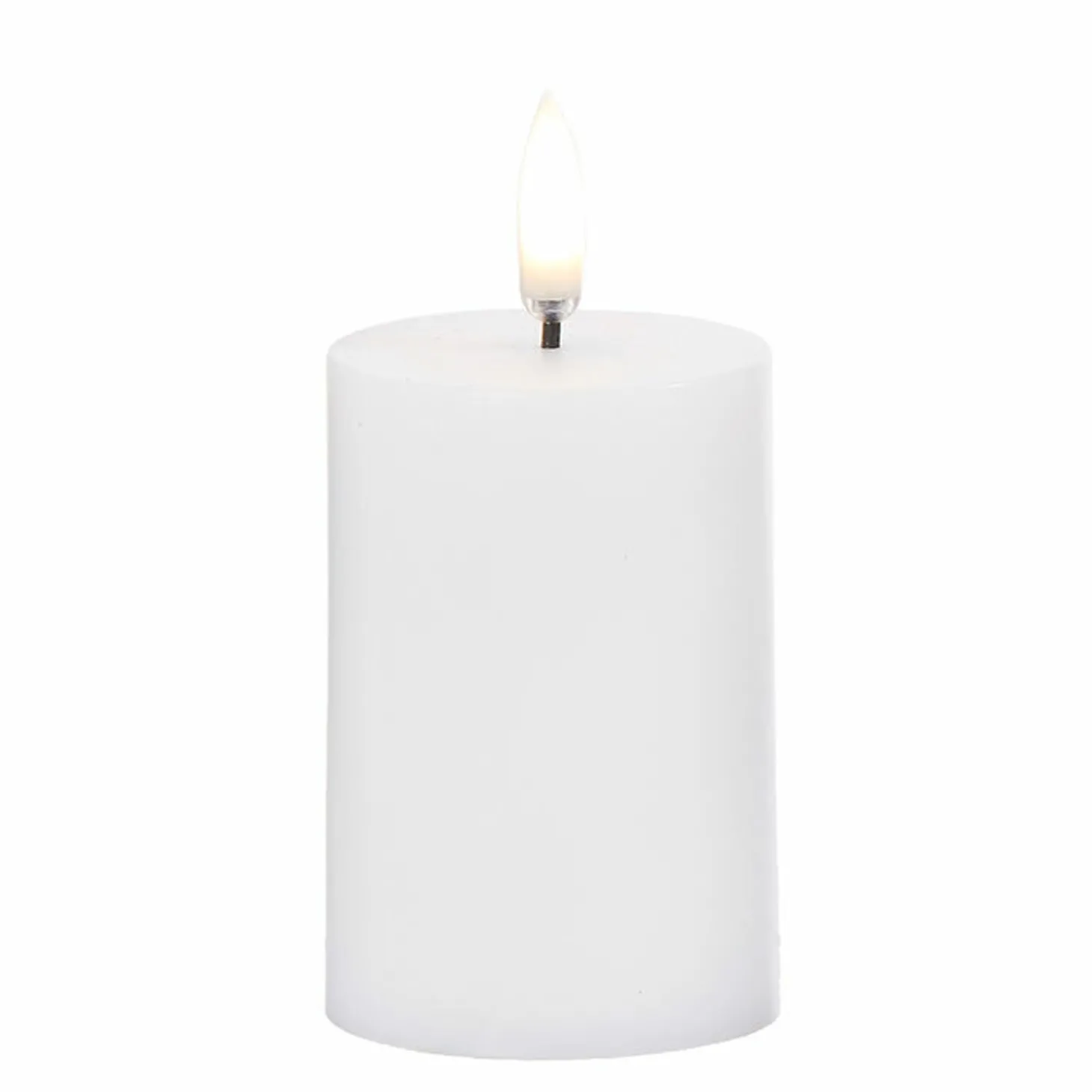 Uyuni 4" Flicker Flame White Votive Battery Candle 4034518